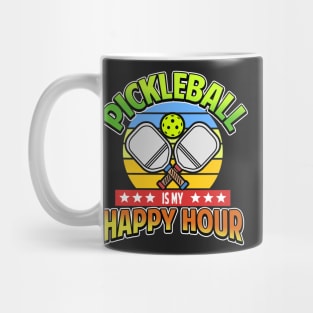 Pickleball Gifts Pickleball is my Happy hour Mug